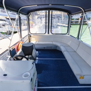 Mandurah boat and bike hire 12 seat pontoon 